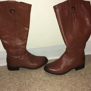 Clarks brown ridding boots